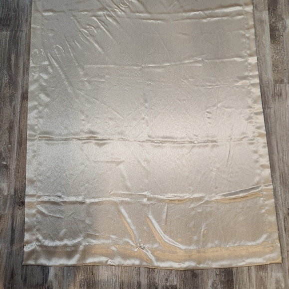 Croscill Satin Champagne Curtain Panels (Set Of 2)-40x82" each - Picture 2 of 12